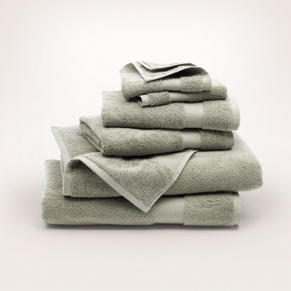 Boll & Branch Plush Bath Towel Set - Sageleaf